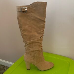 Jessica Simpson Tan Over the Knee Boots